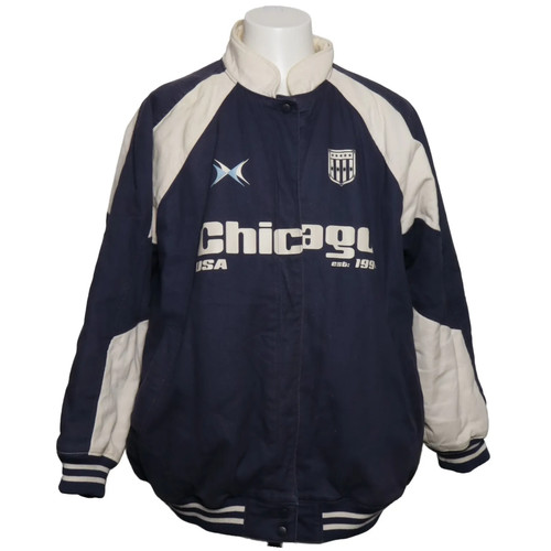 Divided collegejacke - by,