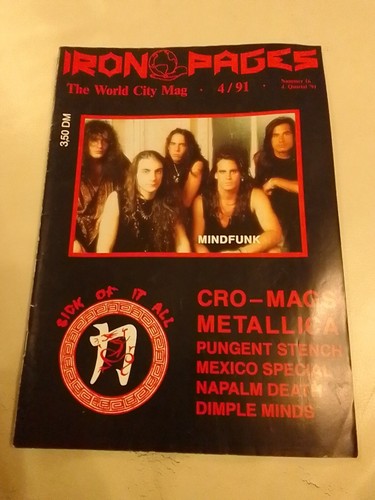 Iron pages fanzine 1991 heavy - pages,