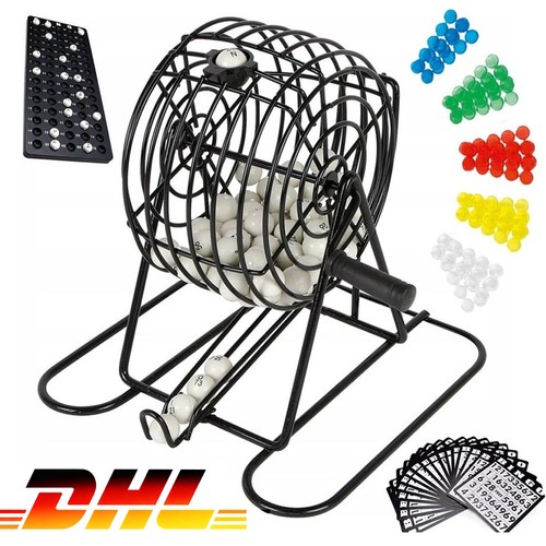 Bingo spiel metalltrommel - bingo,
