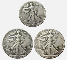 Bulk Lot of 3 1916-1918-S Half