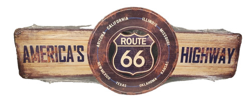 Stahlblechschild route - stahlblechschild, 66"