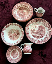 Rotes Geschirr / Rote Services