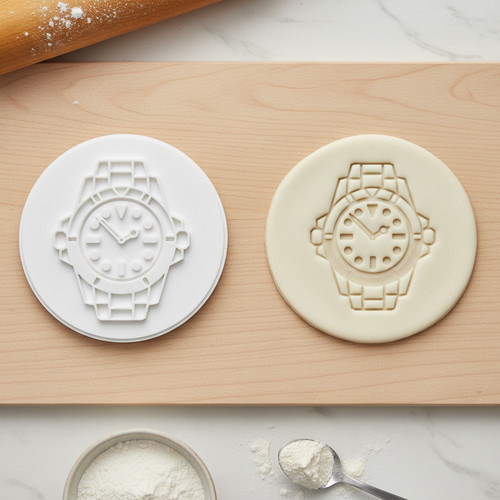 Uhrenkeks stempel fondant - uhrenkeks,