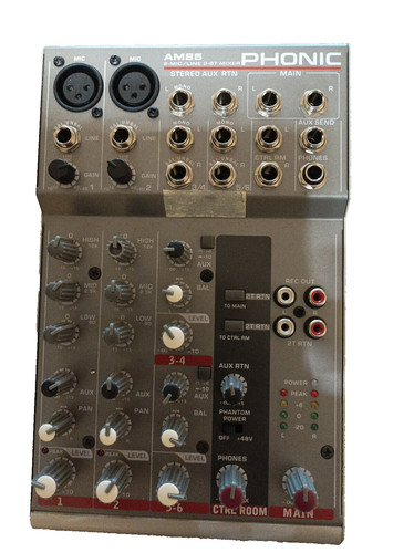 Kompaktmixer phonic am 85 - kompaktmixer,