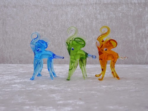Lauscha glas design figur - x,