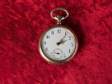 alte Taschenuhr, Handaufzug, 800 er Silber, ( läuft )