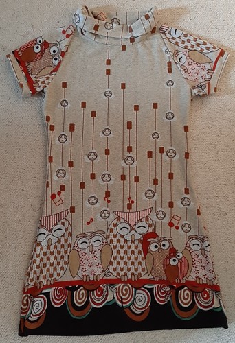 Niedliches eulen motiv kleid - niedliches,