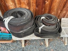 Alter Lederriemen Transmission Riemen Leder Antriebsriemen 4 Stück !