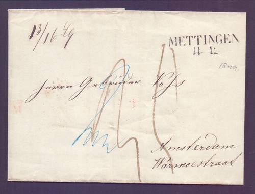 Vorphila brief 1849 mit - vorphila,