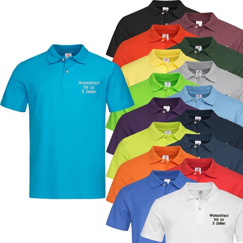 Stedman polo bestickt mit name - bestickt,