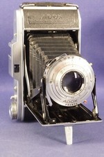 Adox Sport / Steinheil-Cassar f4,5/ 105mm Rollfilm Mittelformat Klapp Kamera 6x6