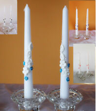 2xTischkerzen ,Leuterkerzen ,Tafelkerzen zur Hochzeit,Kommunion,Tischdekoration