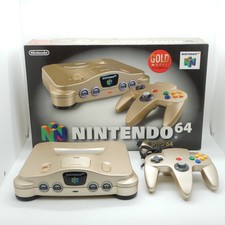 Nintendo 64 Gold Model Spielkonsole OVP NTSC-J Japan TOP Selten