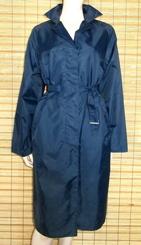 Blauer regenmantel raincoat - regenmantel,
