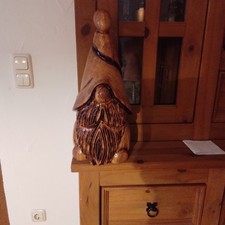 Rustikaler Holz Wichtel Handgeschnitzte Figur Unikat