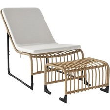 Rattan Relaxsessel mit
