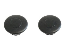 2 x Oldtimer Autoradio Knopf