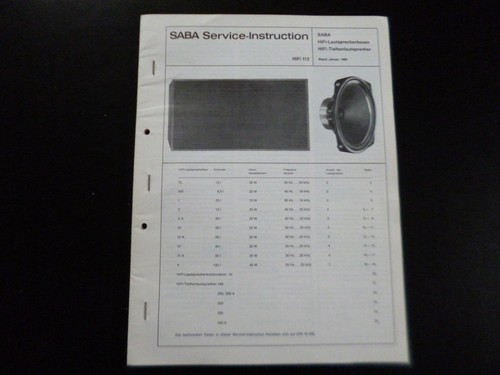Original service manual - original,