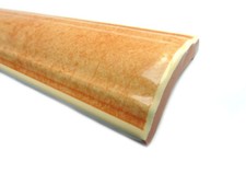Fliesen Bordüren 23x5cm Bad Fliesenbordüre Wulstbordüren Remante Purial ocre