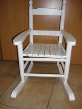 Kinder Schaukelstuhl  Weiß ca