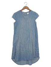 EDC Damen Jeanskleid Blau Gr