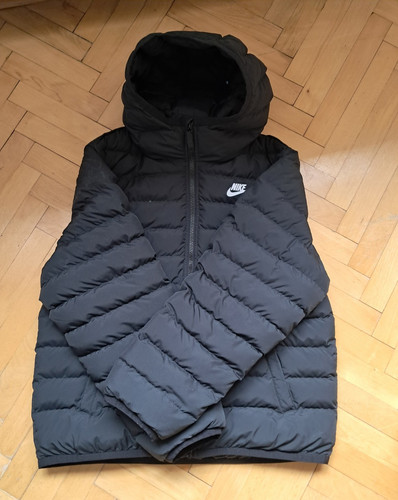 Nike jungen steppjacke schwarz - jungen,