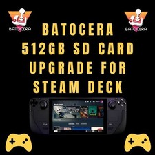 512GB MICRO SD KARTE BATOCERA STEAM DECK UPGRADE - OLED & LCD