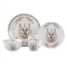 Porzellan Geschirr Set Hirsch