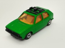 Matchbox Lesney Superfast Nr 7 VW Golf dunkel grün ohne Surfbretter