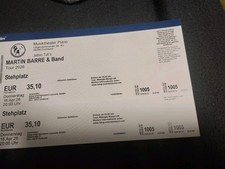 2 Tickets Martin Barre & Band