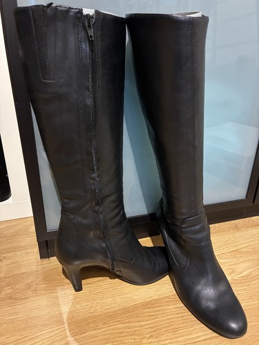Buffalo schwarze lederstiefel - buffalo,