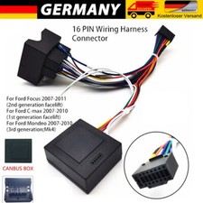 Auto Radio Audio 16 PIN Android Power Kabelbaum Adapter mit Canbus Box Für Ford