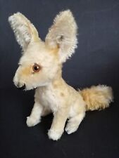 Steiff  Fuchs Wüstenfuchs sitzend, lange Ohren mit Knopf- Rarität
