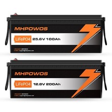 24 Volt Akku 100ah lifepo4