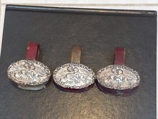 Drei antike Silberhalter