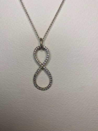 Elegante infinity halskette - elegante, infinity-halskette