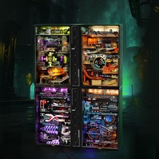 ROKR Parallel World Box Cyberpunk Steampunk Building Toy 3D Puzzle Mann Geschenk