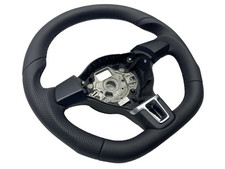 AUSTAUSCH Lenkrad  Leder Lederlenkrad Vw POLO 6R ohne Multifunktion Abgeflacht