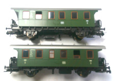 2 x  Roco  Personenwagen DB
