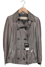 Burberry Jacke Damen Anorak Jacket Kurzmantel Gr. EU 32 Leder Baumwo... #hazglly
