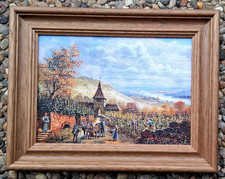 Rahmen + Kunstdruck : Weinlese ( von B. Rosenberg )