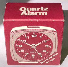 Jerome Leplat Wecker/ Reisewecker Nr. 93478 Torro bordeaux , nie Benutzt in OVP