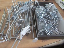 Lochwandhaken Lochplattenhaken 24St lange + 30St Kurze Haken Gitter (schraubreg)