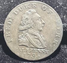 England Token 1795 Half Penny
