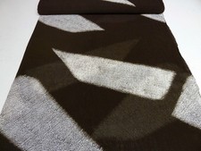 Stoff Blusenstoff Kleiderstoff Viskose Chiffon Georgette Abstrakt braun weiß