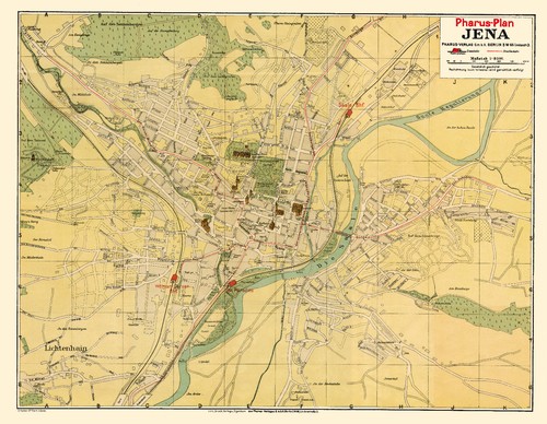 Jena pharus plan 1920 maßst - pharus-plan,