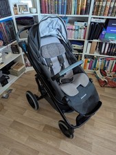 Kinderwagen Maxi Cosi Lila XP (dunkelblau) inkl. 2 Fußsäcken