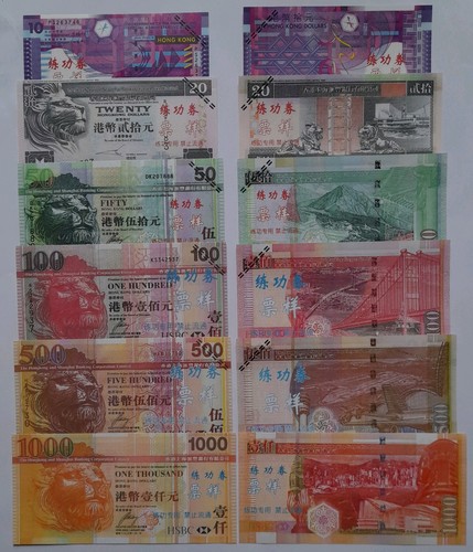 Hong kong dollar - kong, banknoten