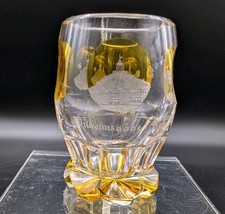 Biedermeier glas andenkenglas - biedermeier,
