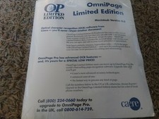 Omnipage 4.0 Mac Limited